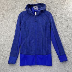 Lululemon Daily Practice Jacket Sapphire Blue Athletic Athleisure Outdoor Size 6